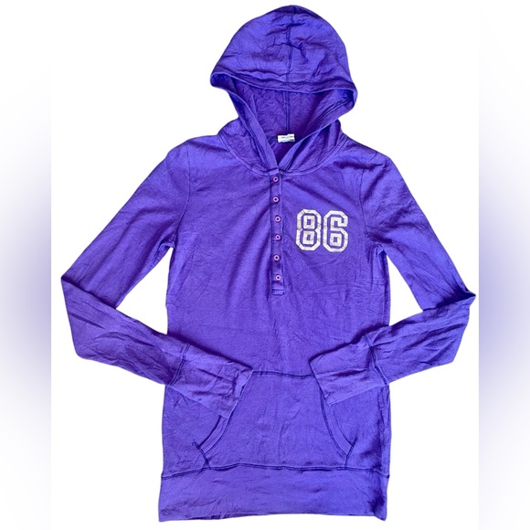 Y2K VS PINK Hooded Henley! - Picture 1 of 6